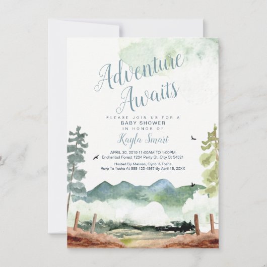 Aventure attend les invitations (Devant)