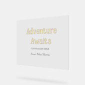Aventure attendue faire-part de naissance ajouter (Angle)