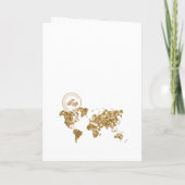 Aventure Attente Carte de passeport Fête des marié (Dos)