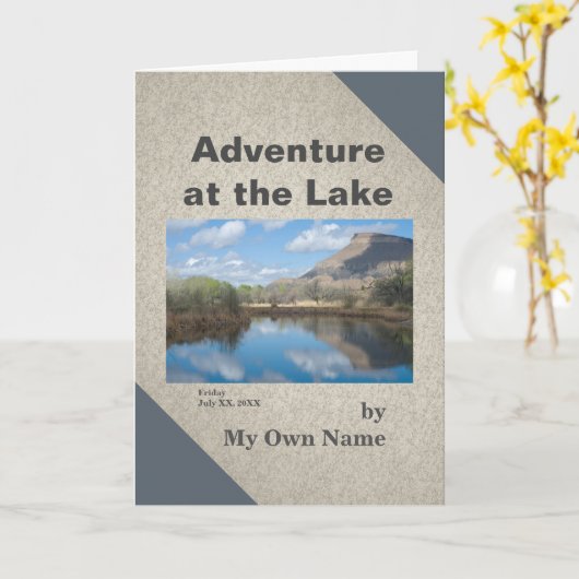 Aventure au lac Mini-mémoire modèle (Fleur jaune)