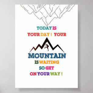 Aventure Await - Poster pour enfants motivationnel
