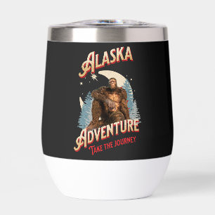 Aventure Bigfoot en Alaska Art Rétro de la Nature