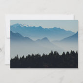 Aventure commence Baby shower Photo Invitation (Dos)