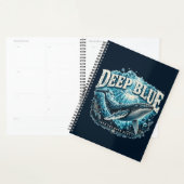 Aventure de baleine bleu profond océan (Devant avec enveloppe)