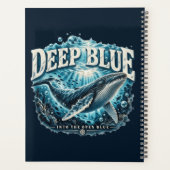 Aventure de baleine bleu profond océan (Dos)