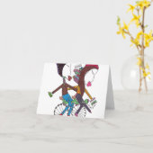 aventure de couples à Taïpeh sur la carte de note (Fleur jaune)