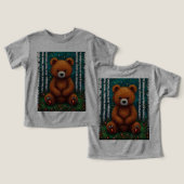 🧸 Aventure de la Forêt d'Ours Mignon Cadeau 🌲 (Design Recto & Verso)