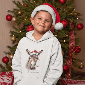 Aventure de Noël d'âne joyeux à porter