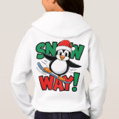 Aventure de pingouin de Noël d'hiver dans une merv (Dos)
