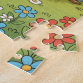 Aventure de train d'animaux puzzle (Côté)