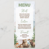 Aventure en forêt et bois vous attend Menu 4x9 (Devant)