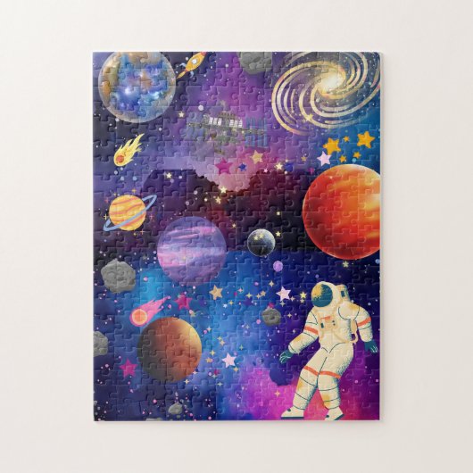 Aventure Galactique Puzzle Spatial pour Enfants – (Vertical)