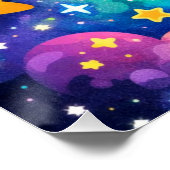 Aventure lumineuse dans l'espace - Art mural pour (Coin)