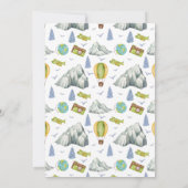 Aventure originale 1er anniversaire Invitation (Dos)