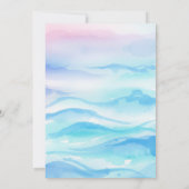 Aventure sous-marine Invitation d'anniversaire (Dos)