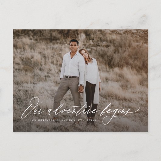 Aventure suivante Enregistrer la date Carte postal (Devant)