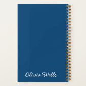 "Aventures" Blue Travel Journal (Verso)