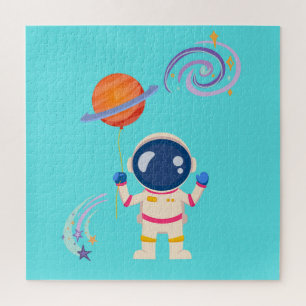 Aventures de bande dessinée Spaceman. puzzle
