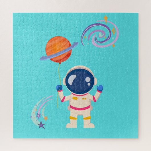 Aventures de bande dessinée Spaceman. puzzle (Vertical)