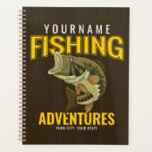 Aventures de pêche personnalisées Basse Pêcheur (Devant)