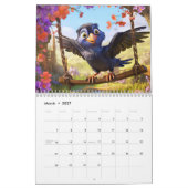 Aventures d'une petite corneille – Calendrier pour (Mar 2027)
