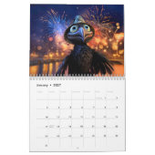 Aventures d'une petite corneille – Calendrier pour (Jan 2027)