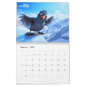 Aventures d'une petite corneille – Calendrier pour (Feb 2027)