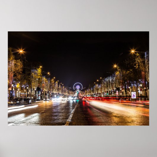 Avenue Champs-Elyses Poster (Voorkant)