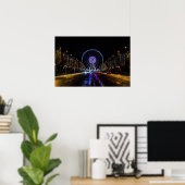 Avenue Champs-Elyses Poster (Thuiskantoor)