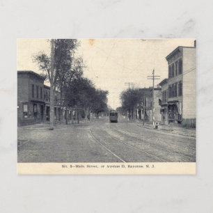 Avenue D, Bayonne, NJ 1911  Briefkaart