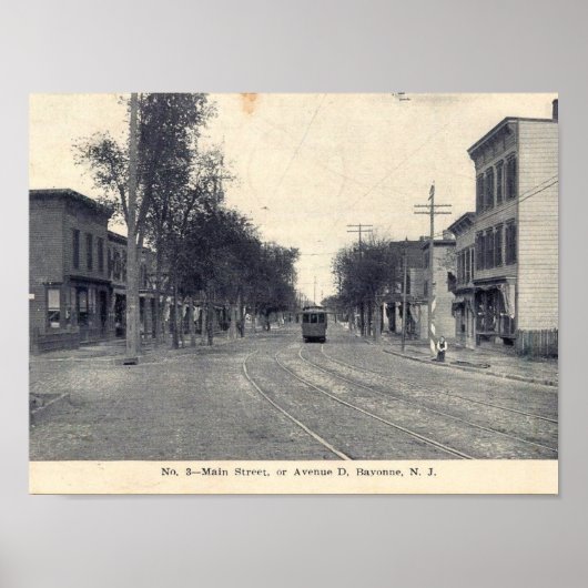 Avenue D, Bayonne, NJ 1911  Poster (Voorkant)