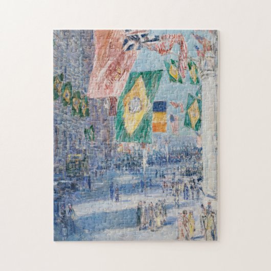 Avenue des Allies | Childe Hassam Legpuzzel (Verticaal)