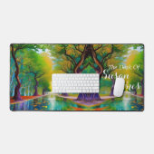 Avenue des arbres feuilles d'automne (Clavier et souris)