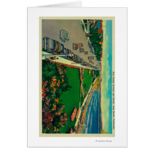 Avenue d'océan et plage est de BeachLong, CA