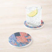 Avenue in de Regen door Frederick Childe Hassam Zandsteen Onderzetter (Zijkant)