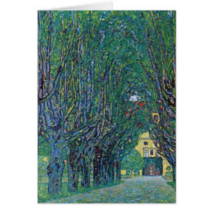 Avenue In Schloss Kammer Park par Gustav Klimt