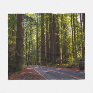 Avenue of Giant Redwood California Fleece Deken