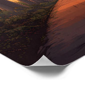 Avenue of the Baobabs Madagaskar Kunstreizen Poster (Hoek)