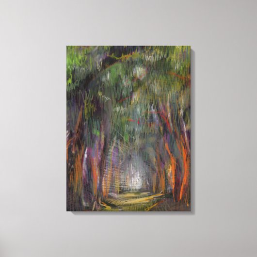 Avenue of the Oaks - Canvas Afdruk (Voorkant)
