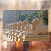 Avenue Sphinxes in Karnak Temple - Egypte Raamsticker (Vel 2)