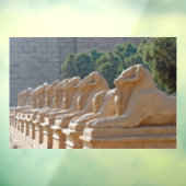 Avenue Sphinxes in Karnak Temple - Egypte Raamsticker (Vel 3)