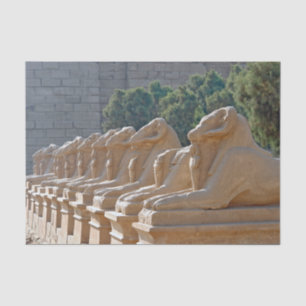 Avenue Sphinxes in Karnak Temple - Egypte Tissuepapier