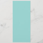 AVERA Mint Green Mariage Table Merci Cartes (Dos)