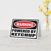 Avertissement ACTIONNÉ PAR la carte de voeux de (Fleur jaune)