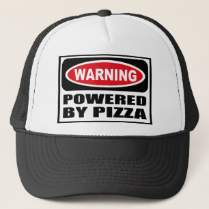 Avertissement ACTIONNÉ PAR le casquette de PIZZA