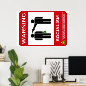 Avertissement : Affiche du socialisme (Bureau à domicile)