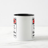 Avertissement amusant de Mug de café (Centre)