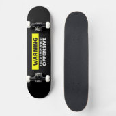 Avertissement Conception Offensive de skateboard (Recto)