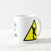 Avertissement : Croisement de zombi ! Tasse de (Devant droit)