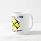 Avertissement de Rockhound ! Tasse (Devant droit)